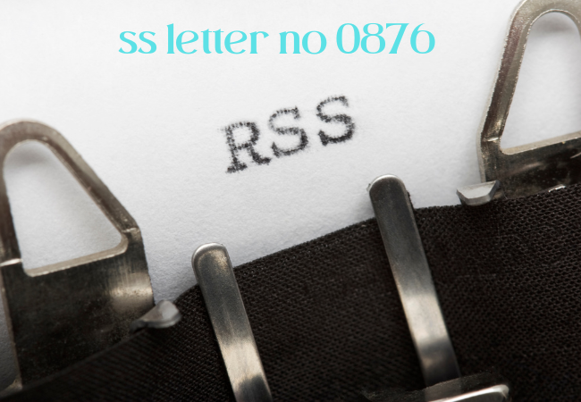 RSS Letter No. 0876