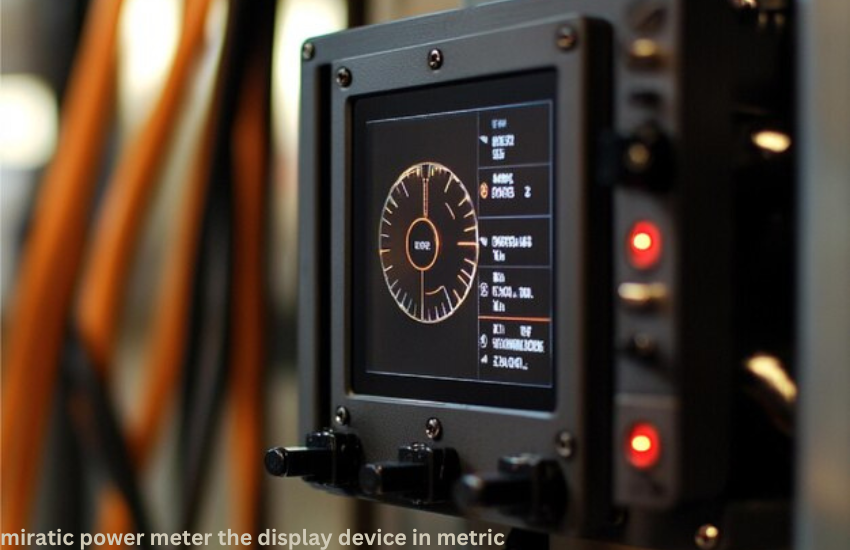 miratic power meter the display device in metric
