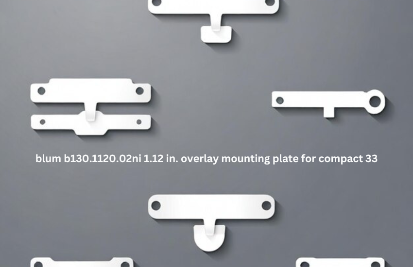 blum b130.1120.02ni 1.12 in. overlay mounting plate for compact 33